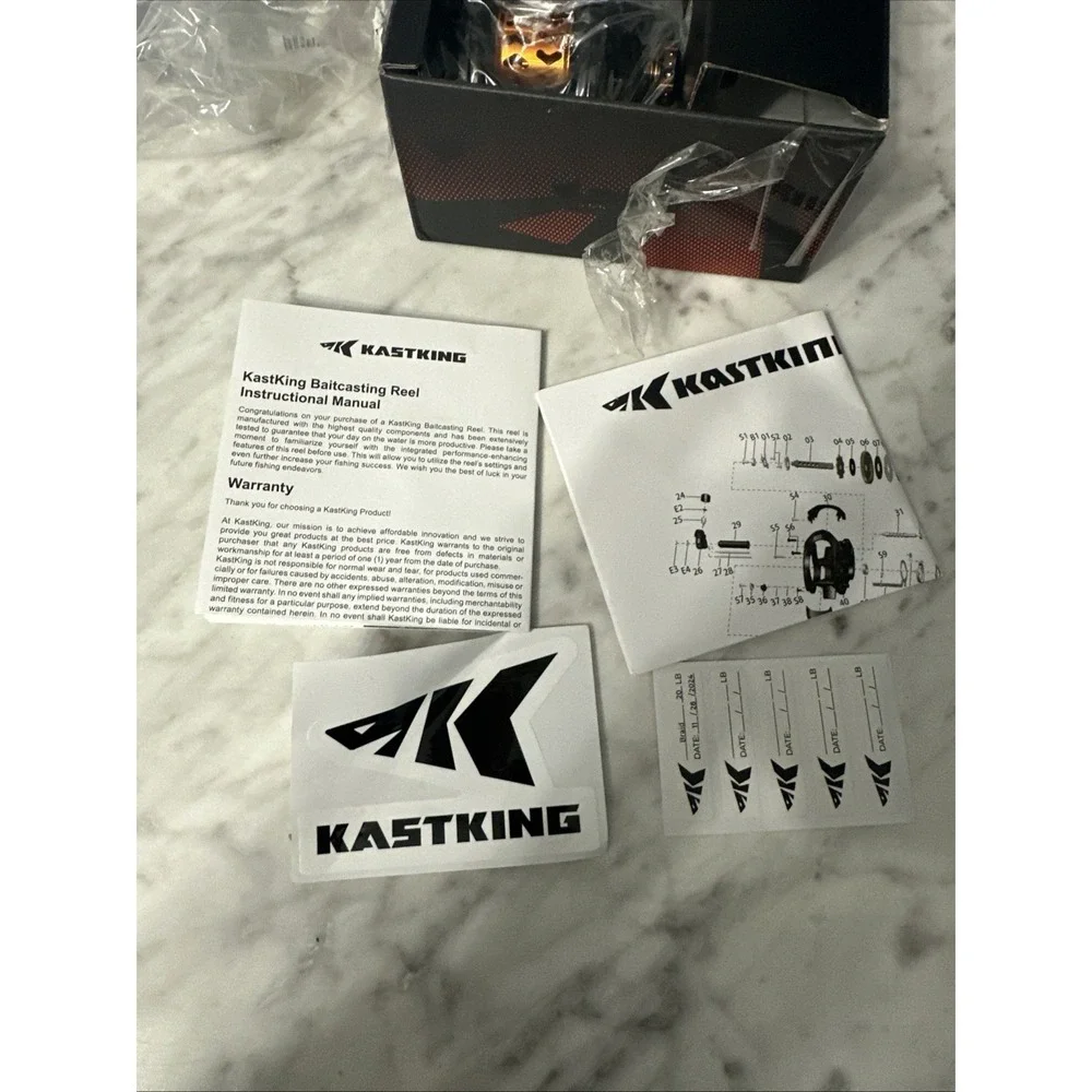 Kastking Zephyr Bait Finesse Baitcasting Reel, Carbon Fiber Fishing Reel - Drag‎
